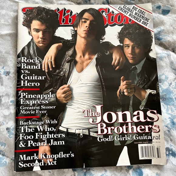 Jonas Brothers Rolling Stone (1 of 2 options) - Picture 1 of 1
